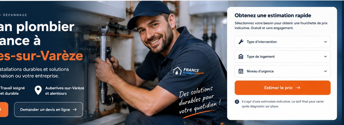 Technicien en intervention de plomberie